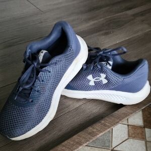 Under Armour Navy Sneakers with White Accents